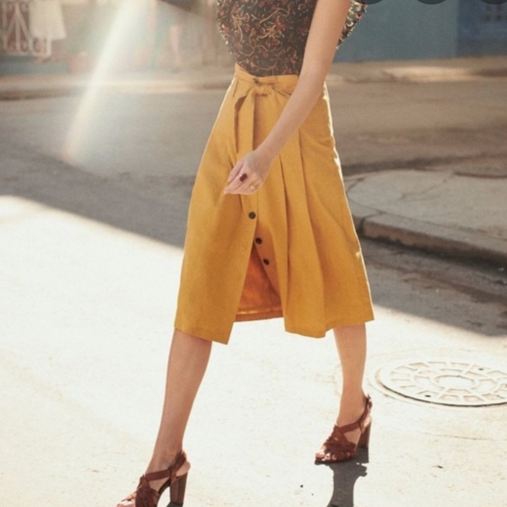 Sezane Amandine Midi Skirt